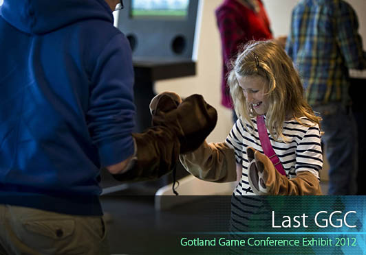 Young girl playing Clapper on the GGC 2012 Show Floor