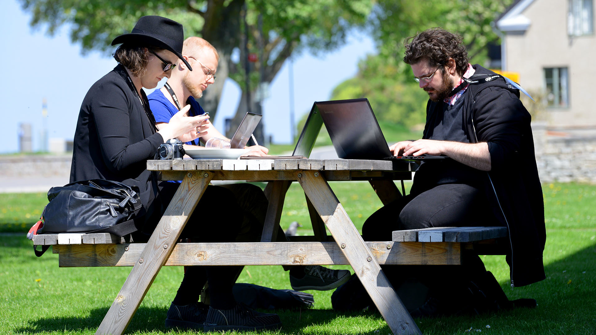 A part of the GGC 2016 jury in the Wild! (Gemma, Anton and Samson)