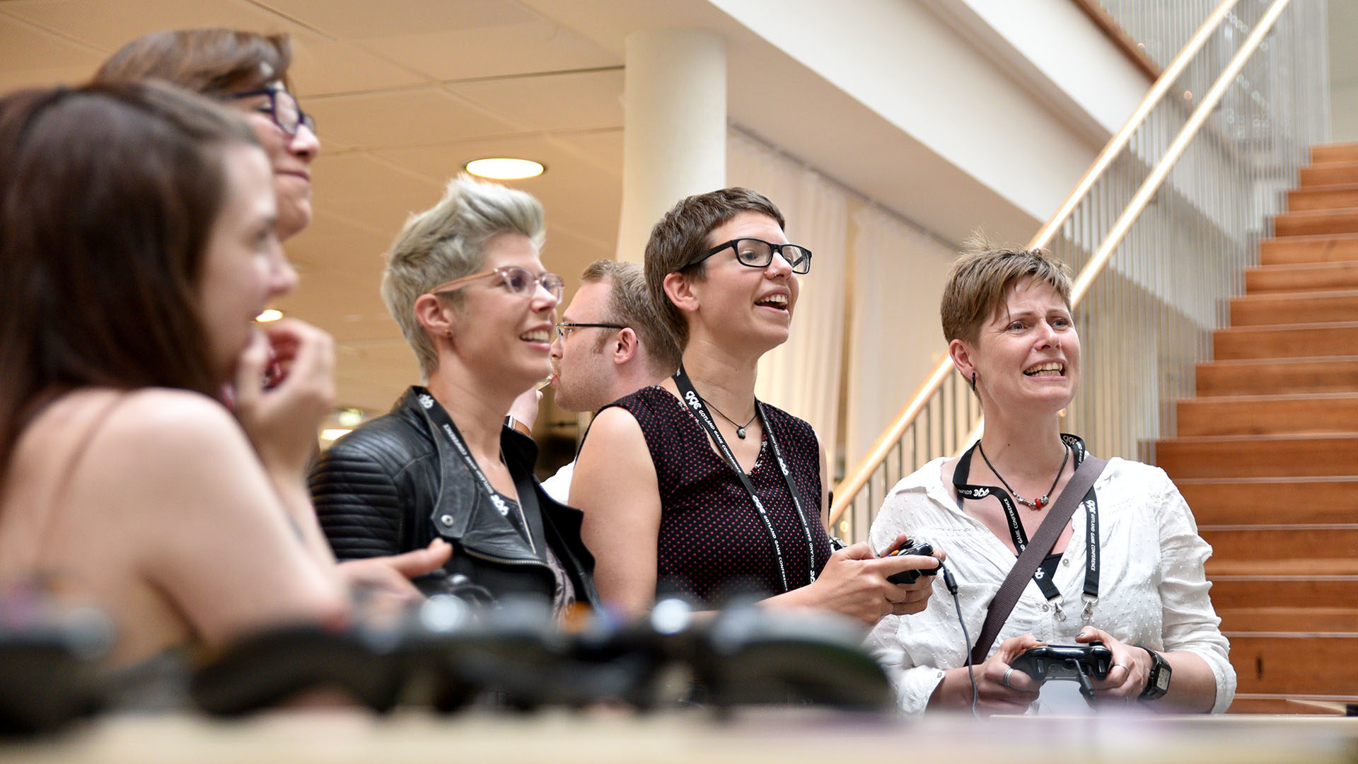 Prof. Doris Rusch, Dr. Sabine Harrer and addiction councelor Martine Pedersen – three jurors hard at work at the GGC 2017